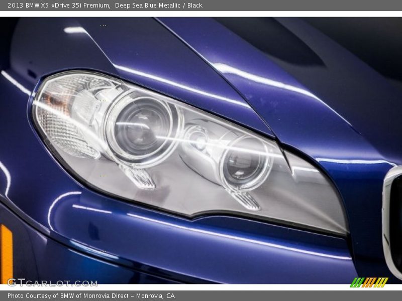 Deep Sea Blue Metallic / Black 2013 BMW X5 xDrive 35i Premium