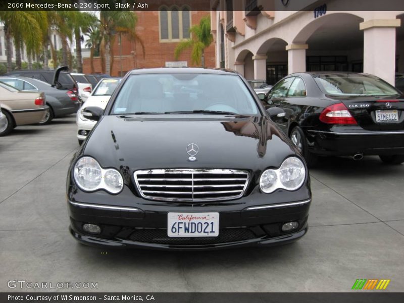 Black / Ash 2006 Mercedes-Benz C 230 Sport