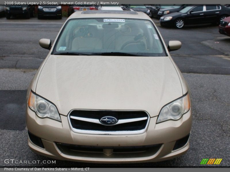 Harvest Gold Metallic / Warm Ivory 2008 Subaru Legacy 2.5i Sedan