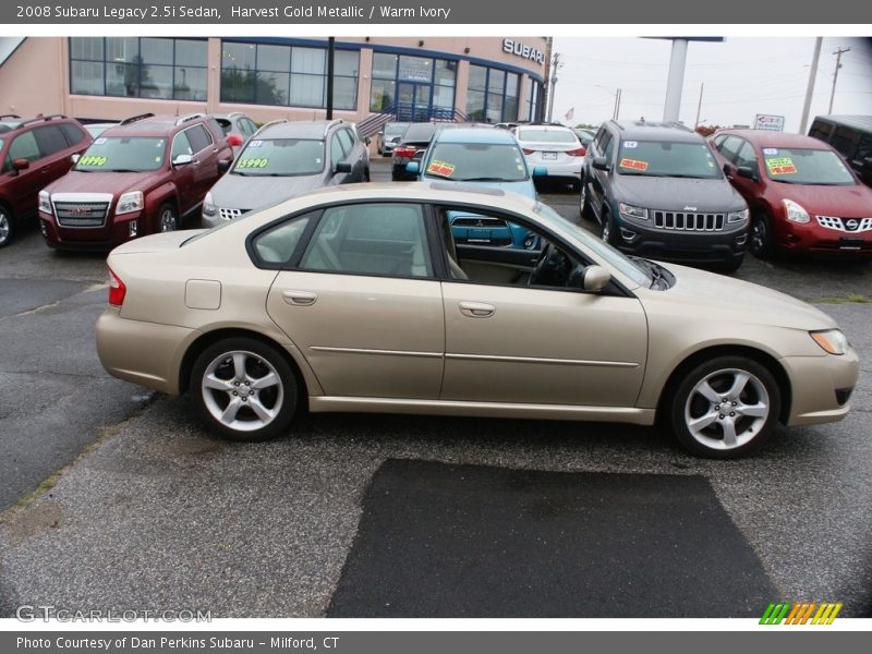 Harvest Gold Metallic / Warm Ivory 2008 Subaru Legacy 2.5i Sedan