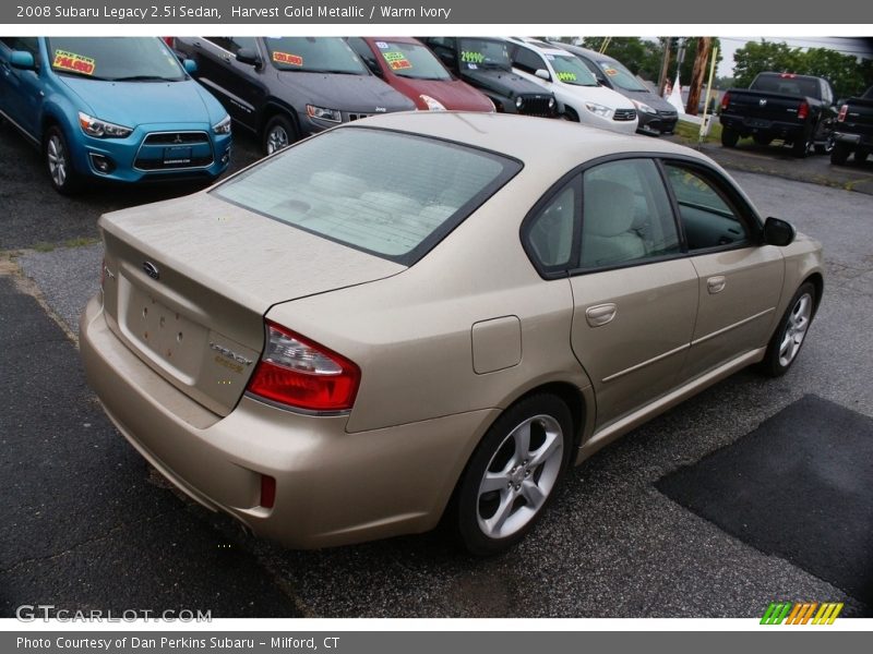 Harvest Gold Metallic / Warm Ivory 2008 Subaru Legacy 2.5i Sedan