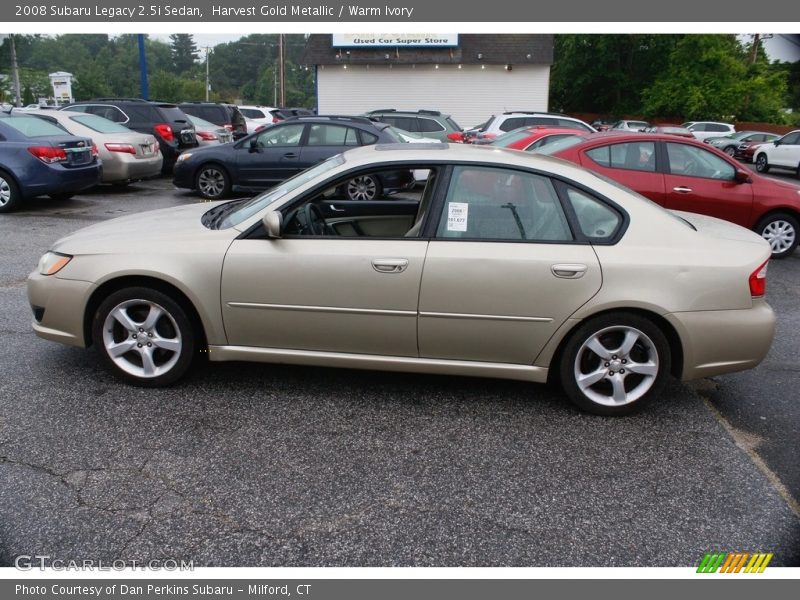 Harvest Gold Metallic / Warm Ivory 2008 Subaru Legacy 2.5i Sedan