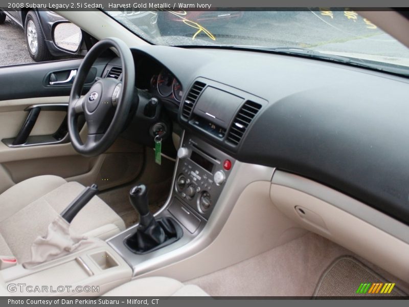 Harvest Gold Metallic / Warm Ivory 2008 Subaru Legacy 2.5i Sedan