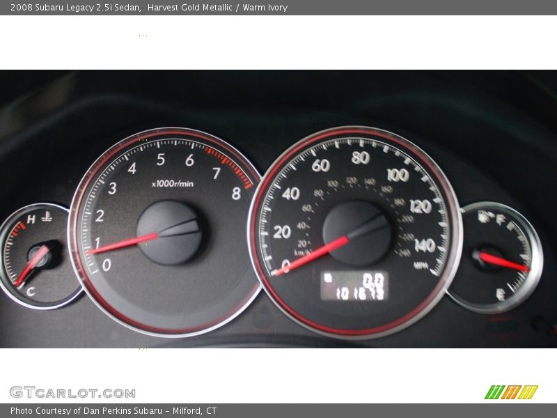 Harvest Gold Metallic / Warm Ivory 2008 Subaru Legacy 2.5i Sedan