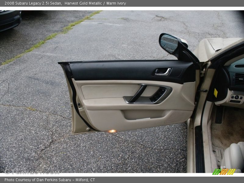 Harvest Gold Metallic / Warm Ivory 2008 Subaru Legacy 2.5i Sedan