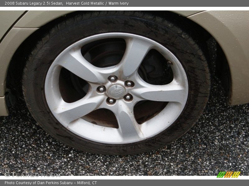 Harvest Gold Metallic / Warm Ivory 2008 Subaru Legacy 2.5i Sedan