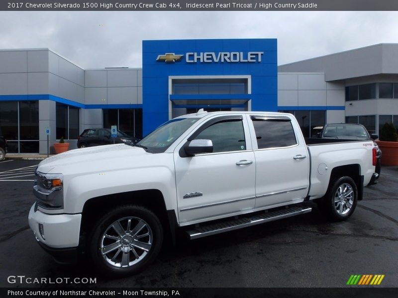 Iridescent Pearl Tricoat / High Country Saddle 2017 Chevrolet Silverado 1500 High Country Crew Cab 4x4