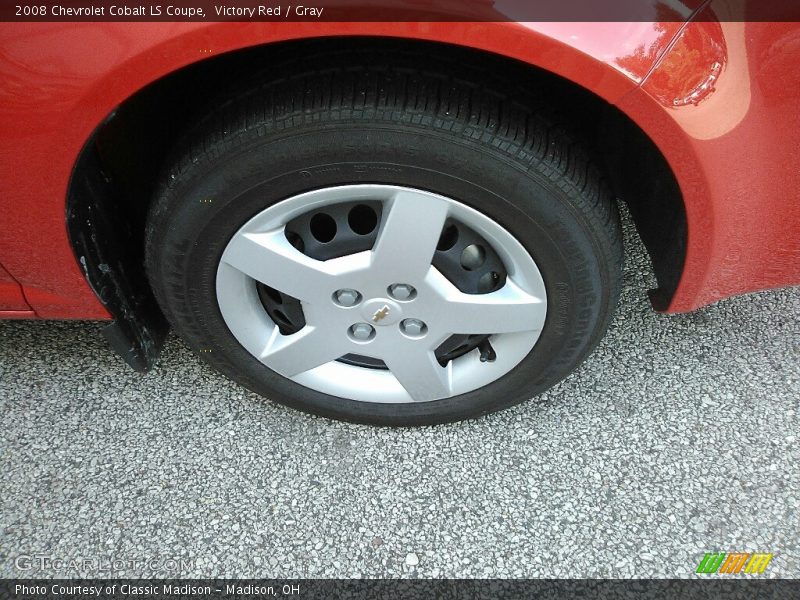 Victory Red / Gray 2008 Chevrolet Cobalt LS Coupe