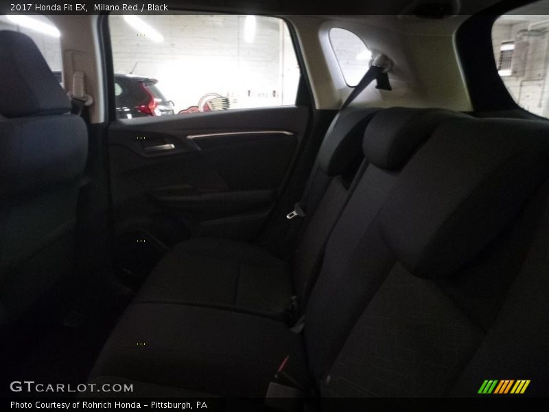 Milano Red / Black 2017 Honda Fit EX