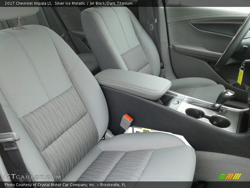 Silver Ice Metallic / Jet Black/Dark Titanium 2017 Chevrolet Impala LS