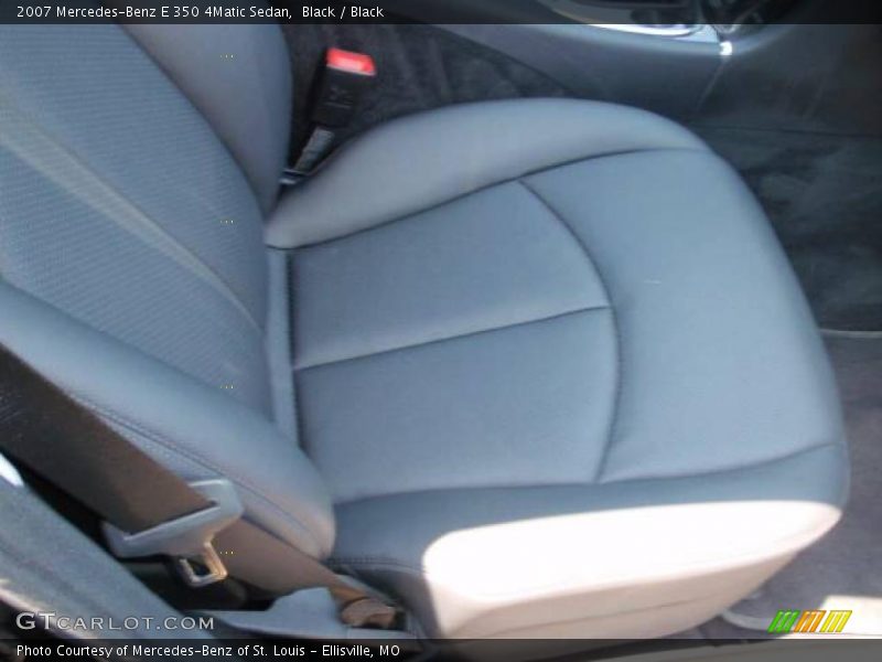Black / Black 2007 Mercedes-Benz E 350 4Matic Sedan