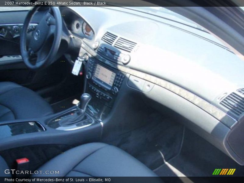 Black / Black 2007 Mercedes-Benz E 350 4Matic Sedan