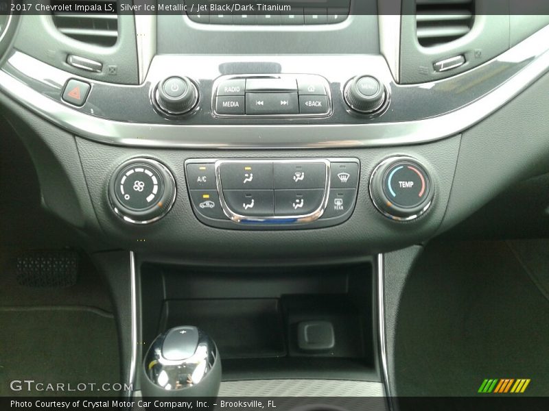 Silver Ice Metallic / Jet Black/Dark Titanium 2017 Chevrolet Impala LS