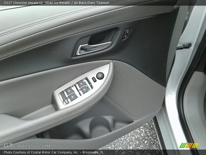 Silver Ice Metallic / Jet Black/Dark Titanium 2017 Chevrolet Impala LS