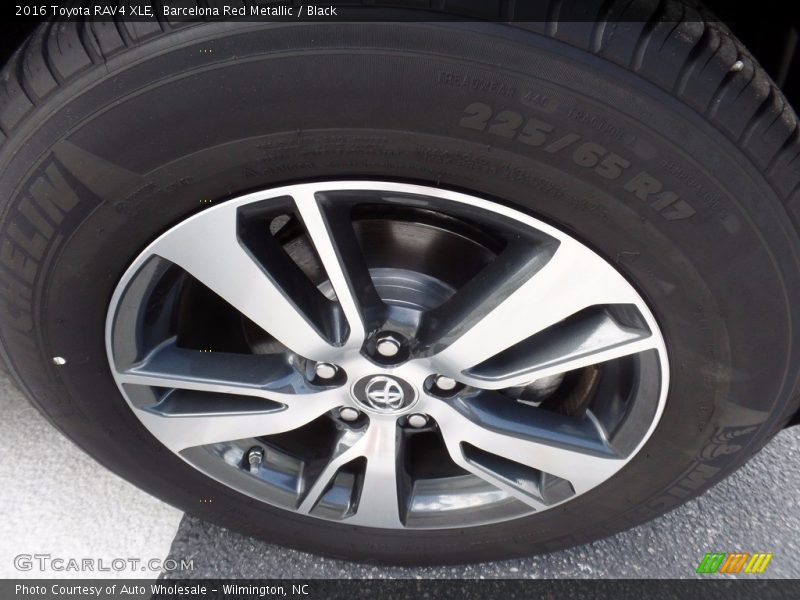 Barcelona Red Metallic / Black 2016 Toyota RAV4 XLE