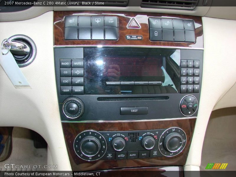 Black / Stone 2007 Mercedes-Benz C 280 4Matic Luxury