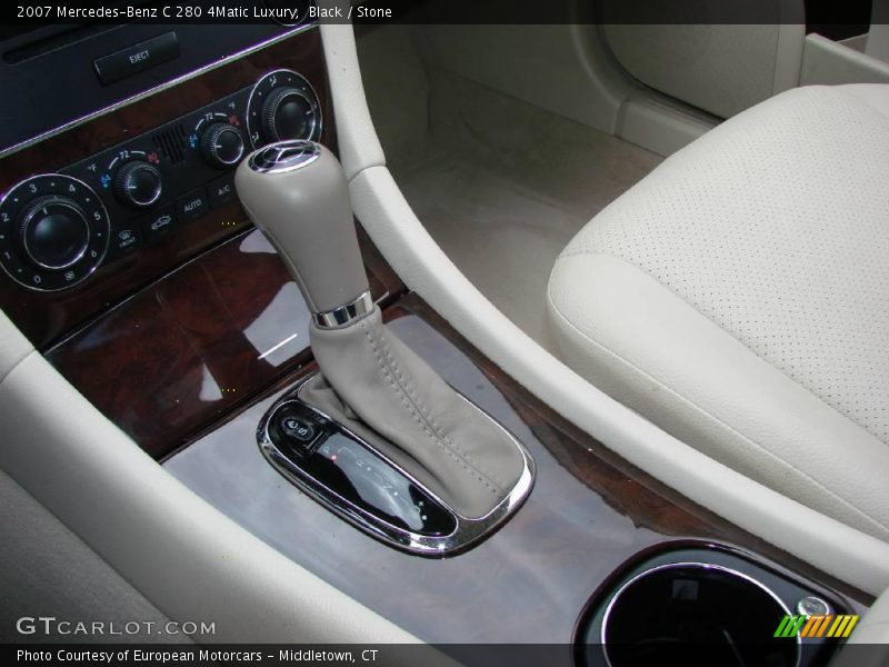 Black / Stone 2007 Mercedes-Benz C 280 4Matic Luxury