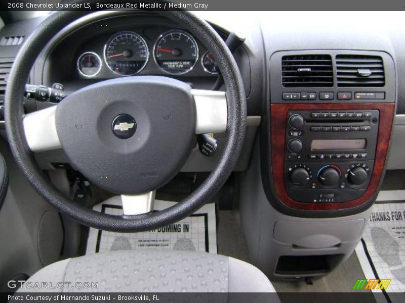 Bordeaux Red Metallic / Medium Gray 2008 Chevrolet Uplander LS