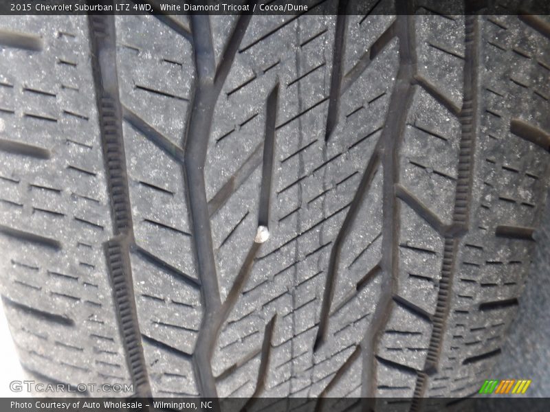 White Diamond Tricoat / Cocoa/Dune 2015 Chevrolet Suburban LTZ 4WD