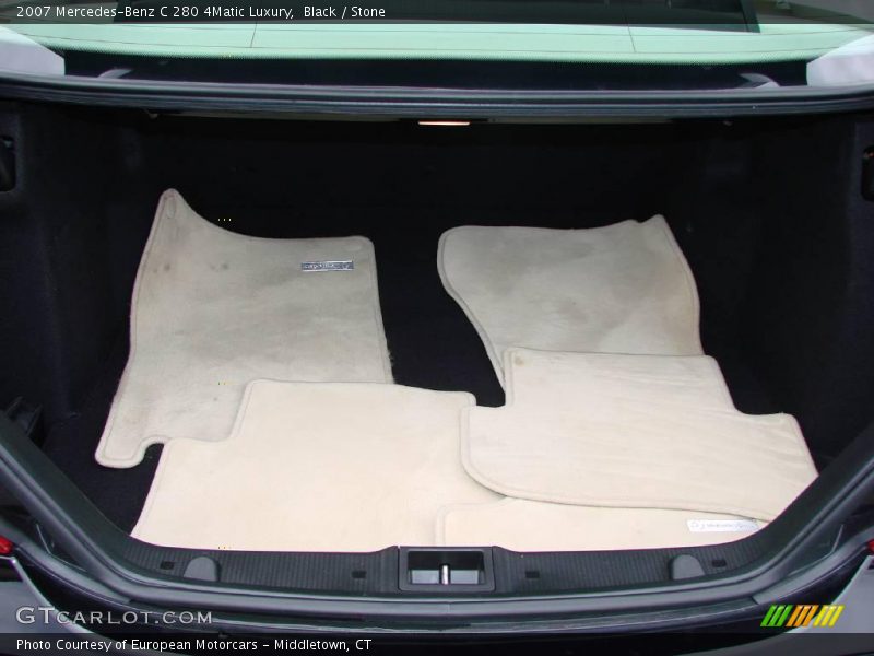 Black / Stone 2007 Mercedes-Benz C 280 4Matic Luxury