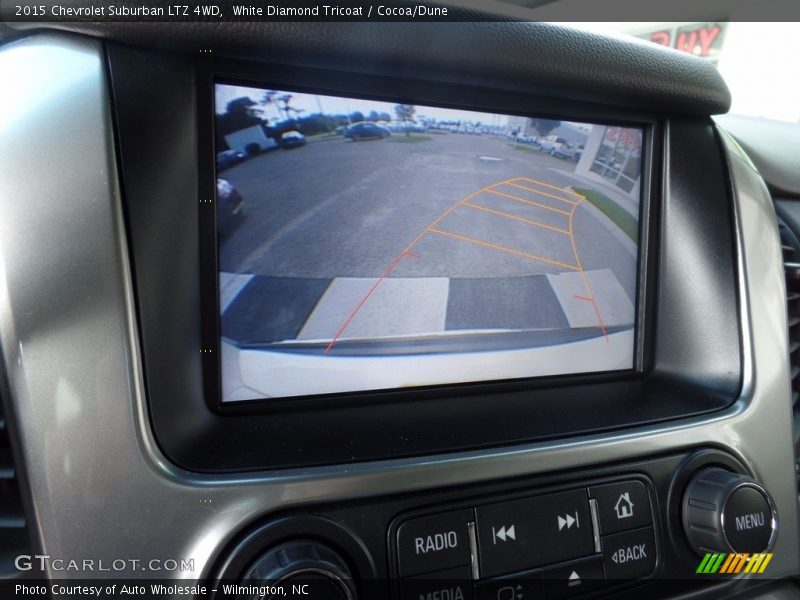 White Diamond Tricoat / Cocoa/Dune 2015 Chevrolet Suburban LTZ 4WD