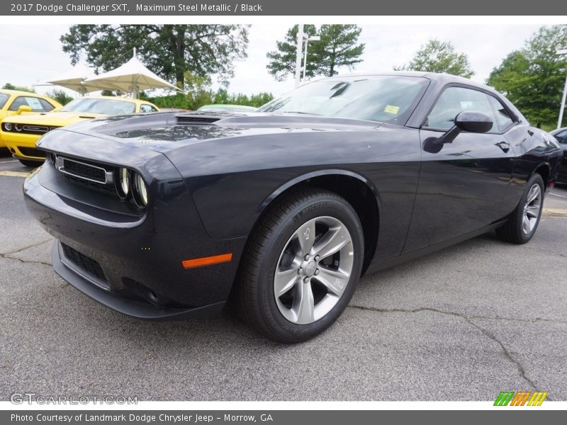 Maximum Steel Metallic / Black 2017 Dodge Challenger SXT