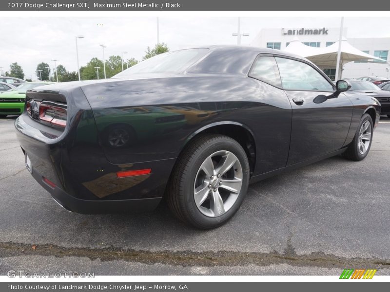 Maximum Steel Metallic / Black 2017 Dodge Challenger SXT