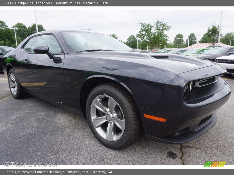 Maximum Steel Metallic / Black 2017 Dodge Challenger SXT