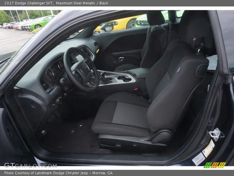 Maximum Steel Metallic / Black 2017 Dodge Challenger SXT