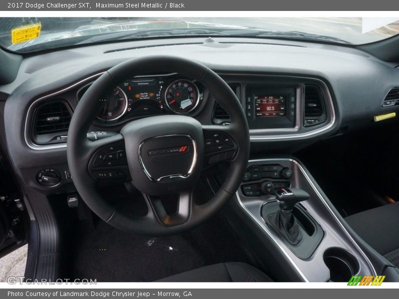 Maximum Steel Metallic / Black 2017 Dodge Challenger SXT