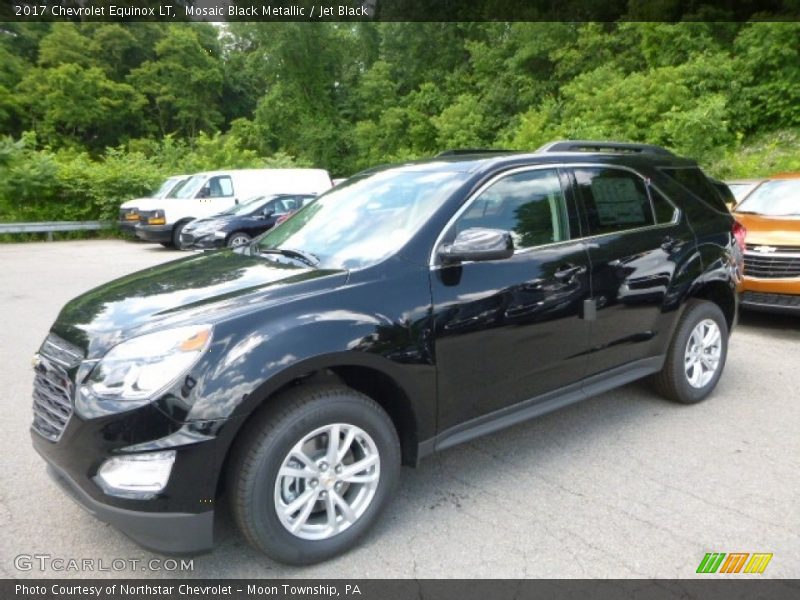 Mosaic Black Metallic / Jet Black 2017 Chevrolet Equinox LT