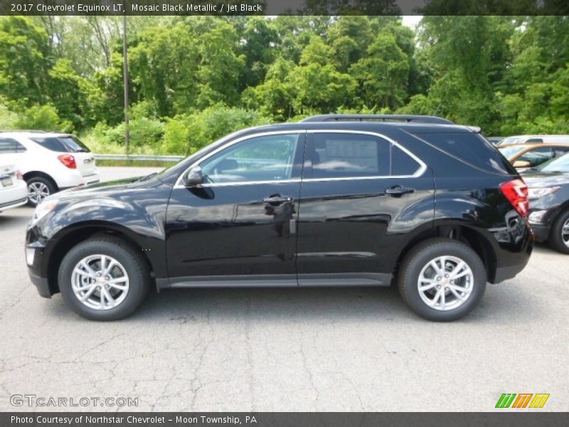 Mosaic Black Metallic / Jet Black 2017 Chevrolet Equinox LT