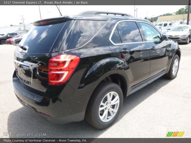 Mosaic Black Metallic / Jet Black 2017 Chevrolet Equinox LT
