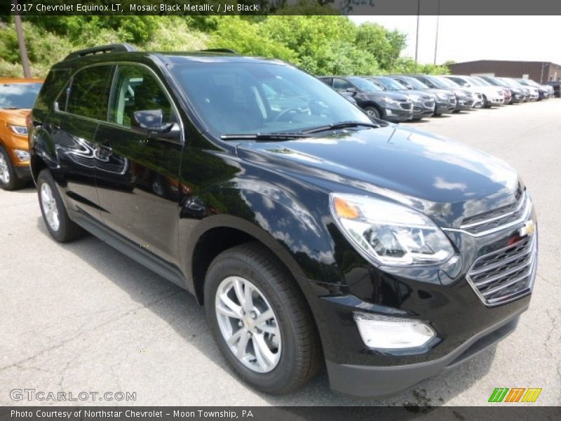 Mosaic Black Metallic / Jet Black 2017 Chevrolet Equinox LT