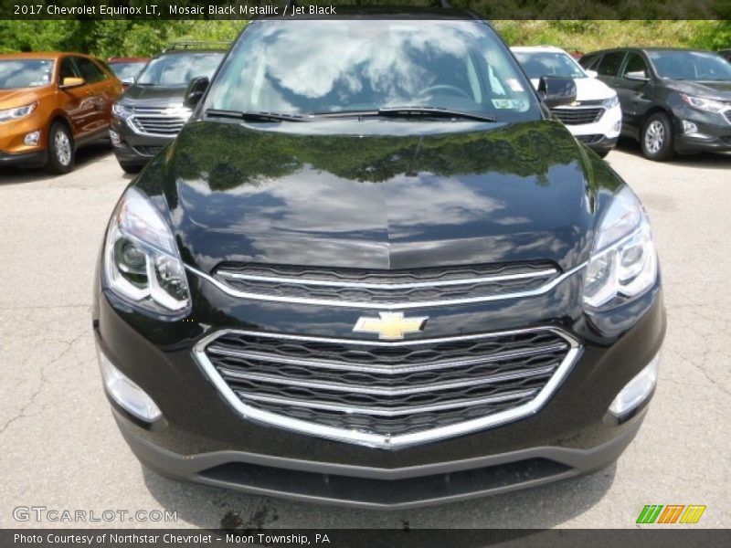 Mosaic Black Metallic / Jet Black 2017 Chevrolet Equinox LT