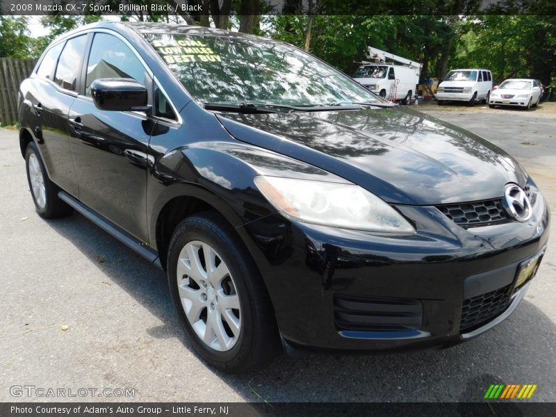 Brilliant Black / Black 2008 Mazda CX-7 Sport