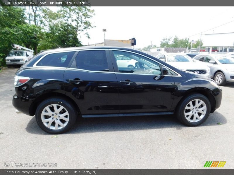 Brilliant Black / Black 2008 Mazda CX-7 Sport