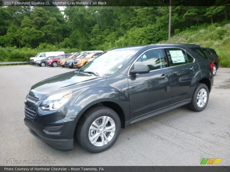 Nightfall Gray Metallic / Jet Black 2017 Chevrolet Equinox LS