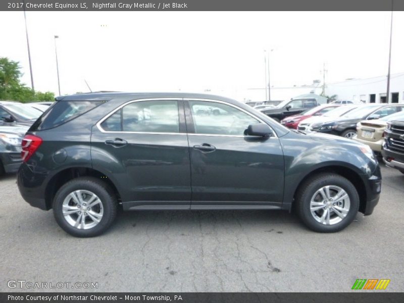 Nightfall Gray Metallic / Jet Black 2017 Chevrolet Equinox LS