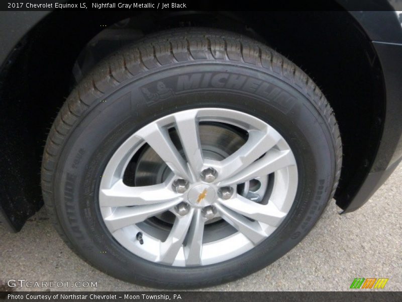 Nightfall Gray Metallic / Jet Black 2017 Chevrolet Equinox LS
