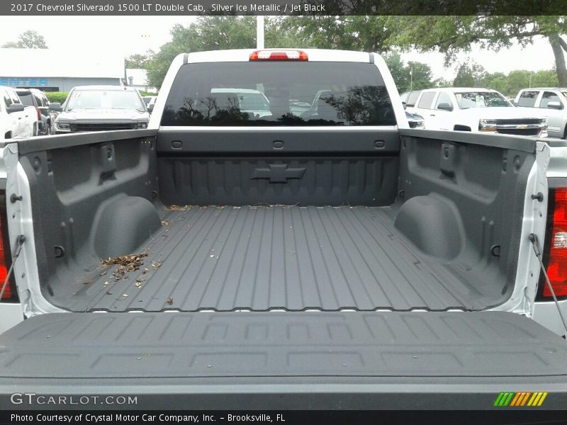 Silver Ice Metallic / Jet Black 2017 Chevrolet Silverado 1500 LT Double Cab