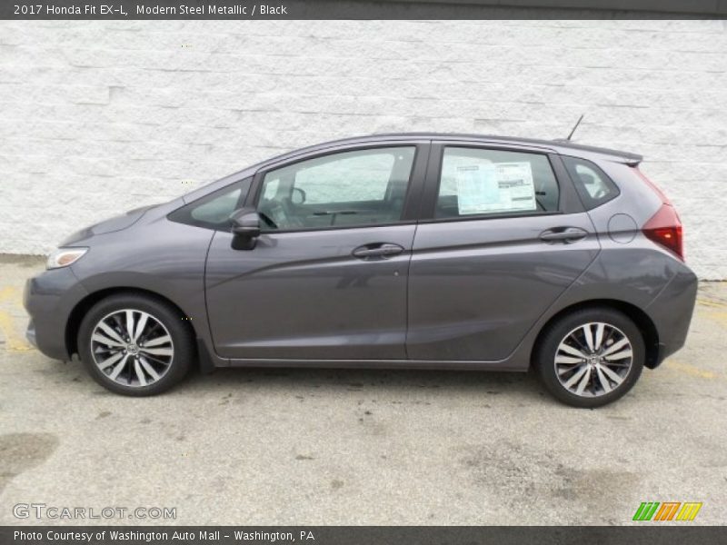  2017 Fit EX-L Modern Steel Metallic