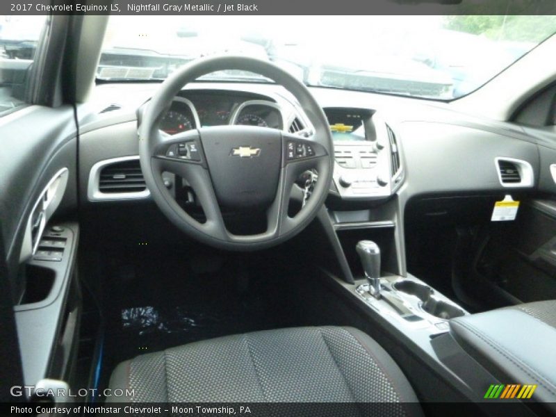 Nightfall Gray Metallic / Jet Black 2017 Chevrolet Equinox LS