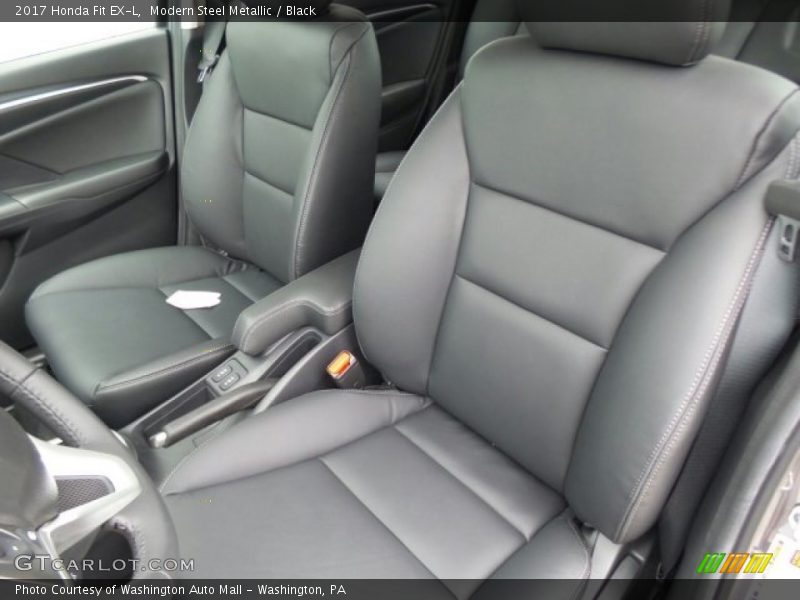 Modern Steel Metallic / Black 2017 Honda Fit EX-L