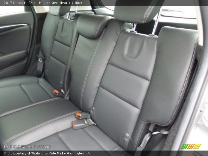 Modern Steel Metallic / Black 2017 Honda Fit EX-L