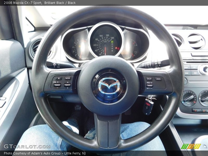 Brilliant Black / Black 2008 Mazda CX-7 Sport