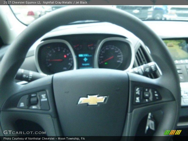 Nightfall Gray Metallic / Jet Black 2017 Chevrolet Equinox LS