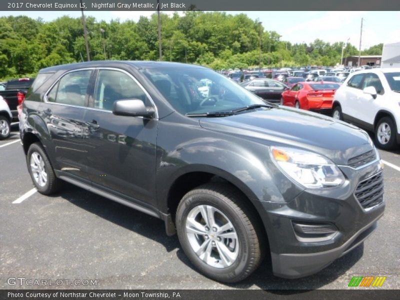 Nightfall Gray Metallic / Jet Black 2017 Chevrolet Equinox LS