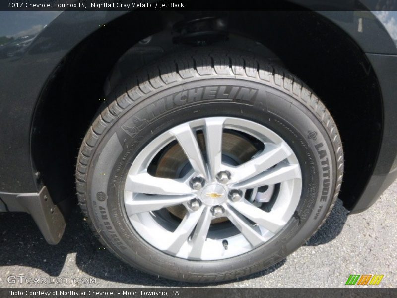 Nightfall Gray Metallic / Jet Black 2017 Chevrolet Equinox LS