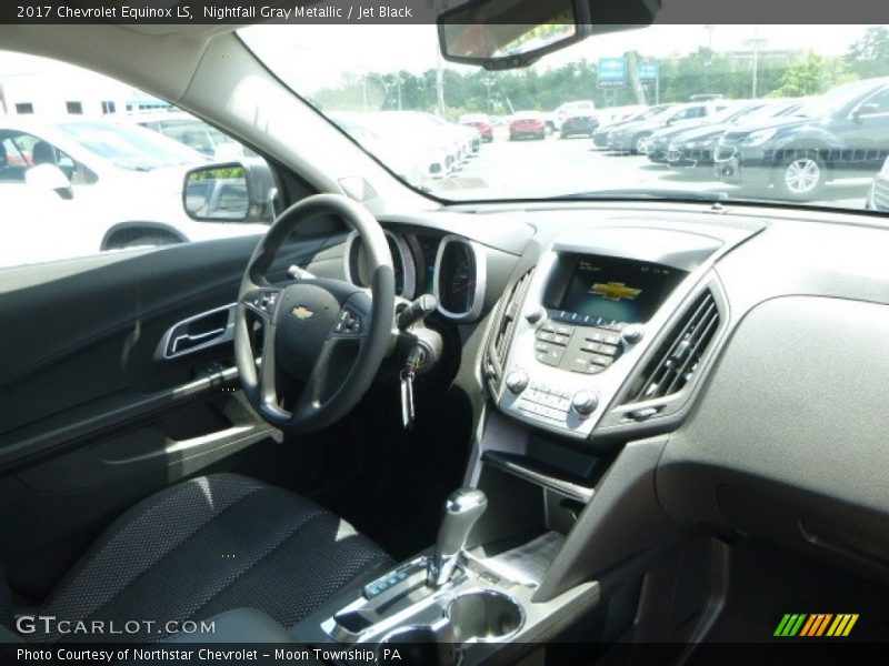 Nightfall Gray Metallic / Jet Black 2017 Chevrolet Equinox LS